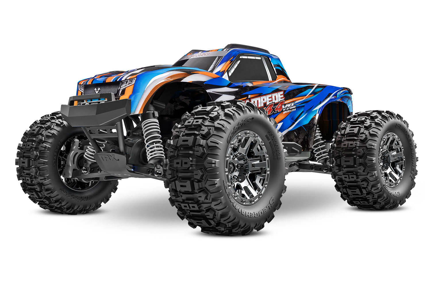 90376-4-stampede-4x4-vxl-3qtr-front-orng_1_1 TRAXXAS Stampede 4x4 VXL 1/10 Monster Truck - imagine 1