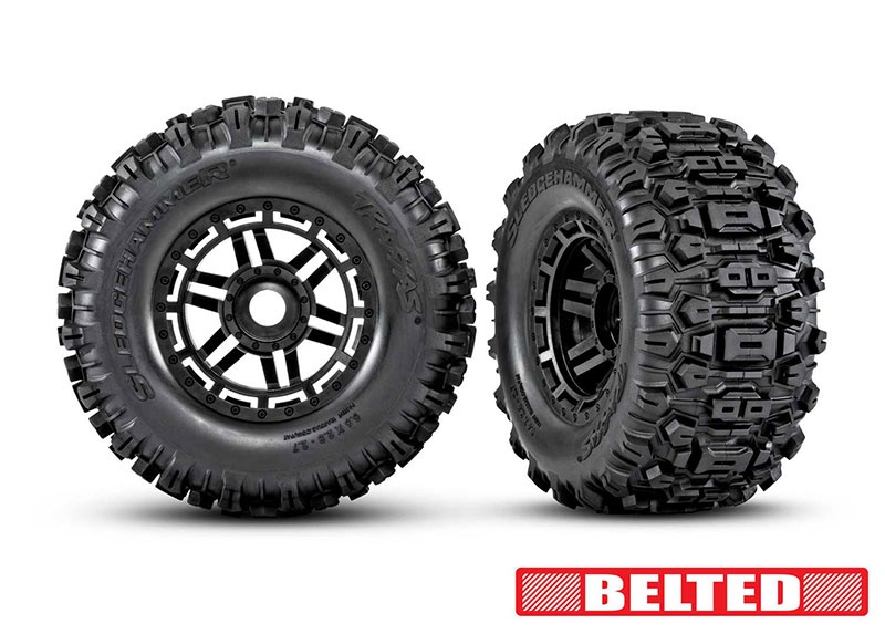5f2524b0e7f0f4684429c4d3db6bed43 Anvelope Sledgehammer Belted pe jante negre 17mm - imagine 1